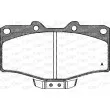 Jeu de 4 plaquettes de frein avant OPEN PARTS BPA0315.14 - Visuel 1