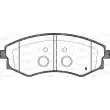 Jeu de 4 plaquettes de frein avant OPEN PARTS BPA0318.03 - Visuel 2