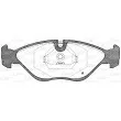 Jeu de 4 plaquettes de frein avant OPEN PARTS BPA0319.00 - Visuel 1
