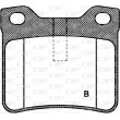 Jeu de 4 plaquettes de frein arrière OPEN PARTS BPA0321.10 - Visuel 2