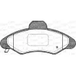 Jeu de 4 plaquettes de frein avant OPEN PARTS BPA0331.04 - Visuel 2