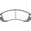 Jeu de 4 plaquettes de frein avant OPEN PARTS BPA0354.02 - Visuel 2