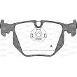 Jeu de 4 plaquettes de frein arrière OPEN PARTS BPA0381.00 - Visuel 1