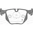 Jeu de 4 plaquettes de frein arrière OPEN PARTS BPA0381.20 - Visuel 2