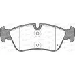 Jeu de 4 plaquettes de frein avant OPEN PARTS BPA0384.40 - Visuel 2