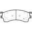 Jeu de 4 plaquettes de frein avant OPEN PARTS BPA0415.12 - Visuel 2