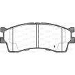 Jeu de 4 plaquettes de frein avant OPEN PARTS BPA0415.32 - Visuel 2