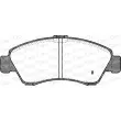 Jeu de 4 plaquettes de frein avant OPEN PARTS BPA0419.02 - Visuel 2