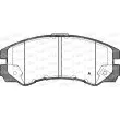 Jeu de 4 plaquettes de frein avant OPEN PARTS BPA0425.22 - Visuel 1