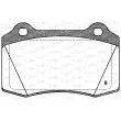 Jeu de 4 plaquettes de frein avant OPEN PARTS BPA0434.22 - Visuel 2