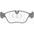 Jeu de 4 plaquettes de frein avant OPEN PARTS BPA0446.00 - Visuel 1