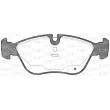 Jeu de 4 plaquettes de frein avant OPEN PARTS BPA0446.00 - Visuel 2