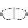 Jeu de 4 plaquettes de frein avant OPEN PARTS BPA0456.14 - Visuel 2