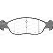 Jeu de 4 plaquettes de frein avant OPEN PARTS BPA0461.02 - Visuel 2
