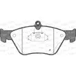 Jeu de 4 plaquettes de frein avant OPEN PARTS BPA0468.00 - Visuel 1