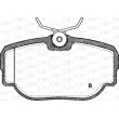 Jeu de 4 plaquettes de frein arrière OPEN PARTS BPA0577.00 - Visuel 2