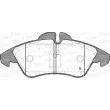 Jeu de 4 plaquettes de frein avant OPEN PARTS BPA0578.00 - Visuel 2