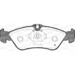 Jeu de 4 plaquettes de frein arrière OPEN PARTS BPA0580.00 - Visuel 1