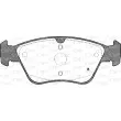 Jeu de 4 plaquettes de frein avant OPEN PARTS BPA0586.00 - Visuel 2