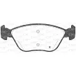 Jeu de 4 plaquettes de frein avant OPEN PARTS BPA0589.21 - Visuel 2