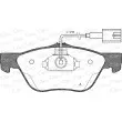 Jeu de 4 plaquettes de frein avant OPEN PARTS BPA0589.42 - Visuel 1