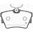 Jeu de 4 plaquettes de frein arrière OPEN PARTS BPA0591.12 - Visuel 2