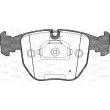 Jeu de 4 plaquettes de frein avant OPEN PARTS BPA0596.00 - Visuel 1