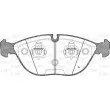 Jeu de 4 plaquettes de frein avant OPEN PARTS BPA0597.00 - Visuel 1