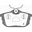 Jeu de 4 plaquettes de frein arrière OPEN PARTS BPA0605.02 - Visuel 2