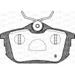 Jeu de 4 plaquettes de frein arrière OPEN PARTS BPA0605.12 - Visuel 2