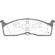 Jeu de 4 plaquettes de frein avant OPEN PARTS BPA0610.00 - Visuel 1