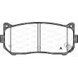 Jeu de 4 plaquettes de frein arrière OPEN PARTS BPA0649.02 - Visuel 1