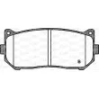 Jeu de 4 plaquettes de frein arrière OPEN PARTS BPA0649.02 - Visuel 2