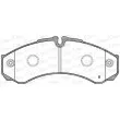 Jeu de 4 plaquettes de frein arrière OPEN PARTS BPA0651.32 - Visuel 2