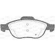 Jeu de 4 plaquettes de frein avant OPEN PARTS BPA0660.22 - Visuel 2