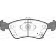Jeu de 4 plaquettes de frein avant OPEN PARTS BPA0676.02 - Visuel 1