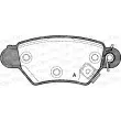 Jeu de 4 plaquettes de frein arrière OPEN PARTS BPA0685.02 - Visuel 1