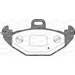 Jeu de 4 plaquettes de frein arrière OPEN PARTS BPA0686.00 - Visuel 2