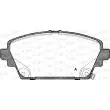 Jeu de 4 plaquettes de frein avant OPEN PARTS BPA0694.02 - Visuel 1