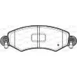Jeu de 4 plaquettes de frein avant OPEN PARTS BPA0702.12 - Visuel 2