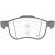 Jeu de 4 plaquettes de frein avant OPEN PARTS BPA0713.00 - Visuel 2