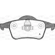 Jeu de 4 plaquettes de frein arrière OPEN PARTS BPA0714.00 - Visuel 1
