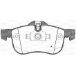 Jeu de 4 plaquettes de frein avant OPEN PARTS BPA0719.00 - Visuel 1