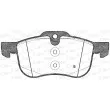 Jeu de 4 plaquettes de frein avant OPEN PARTS BPA0719.00 - Visuel 2