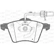 Jeu de 4 plaquettes de frein avant OPEN PARTS BPA0721.02 - Visuel 1