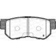 Jeu de 4 plaquettes de frein arrière OPEN PARTS BPA0746.12 - Visuel 2