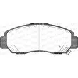 Jeu de 4 plaquettes de frein avant OPEN PARTS BPA0747.12 - Visuel 1