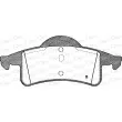 Jeu de 4 plaquettes de frein arrière OPEN PARTS BPA0758.00 - Visuel 2
