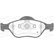 Jeu de 4 plaquettes de frein avant OPEN PARTS BPA0766.00 - Visuel 1