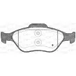 Jeu de 4 plaquettes de frein avant OPEN PARTS BPA0766.00 - Visuel 2